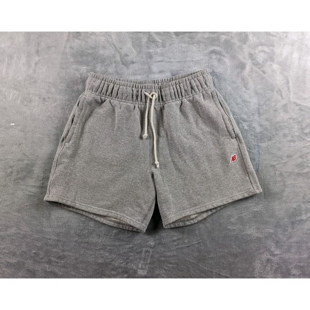 New Balance Sweat Shorts Mens Medium Gray Core Teddy Santis Athletic USA Made